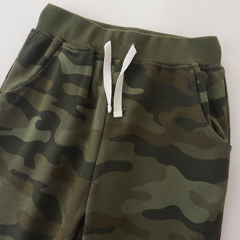 Boys camo sweatpants deals