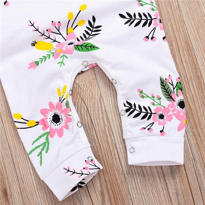 Baby Girl Floral Print PJ’s