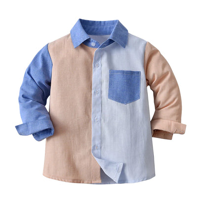 Boys Color-Blocking Shirt