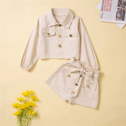 2 Piece Girls Skort Set