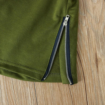 2 Piece Boys Hooded Pant Set