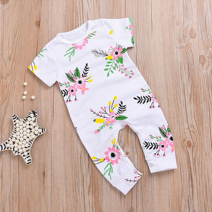 Baby Girl Floral Print PJ’s